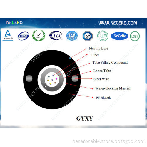 GYXY unitube optic fiber cable